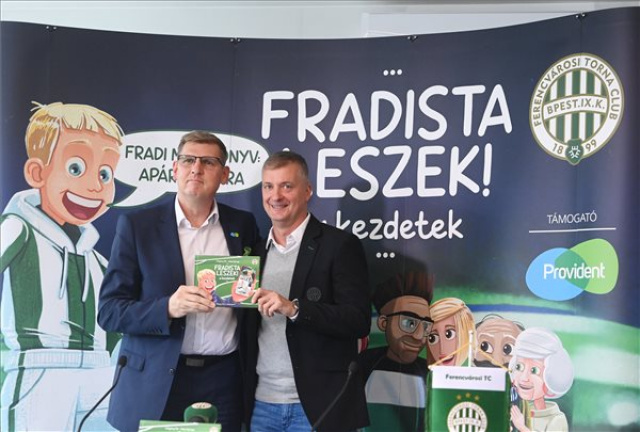 Mesekönyvet jelentetett meg és családi pályázatot hirdetett a Ferencváros