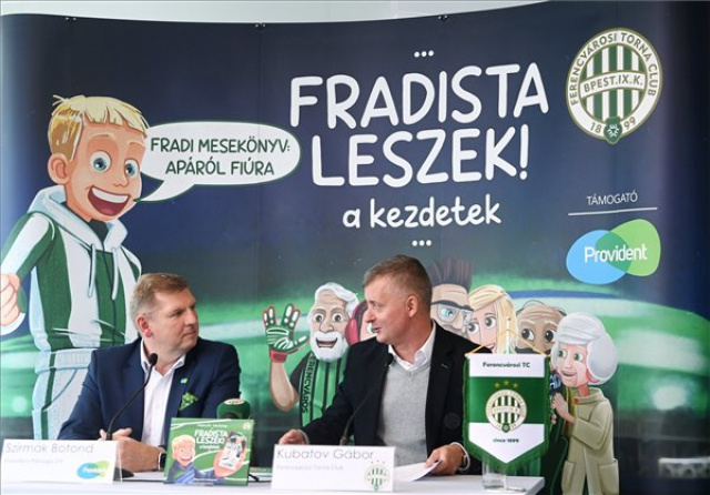 Mesekönyvet jelentetett meg és családi pályázatot hirdetett a Ferencváros