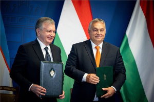 Az üzbég elnök Budapesten