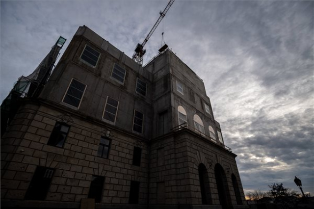 Elkészült az egykori Honvéd Főparancsnokság kupolaszerkezete