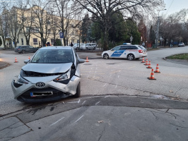 Baleset a Közép fasor utcában