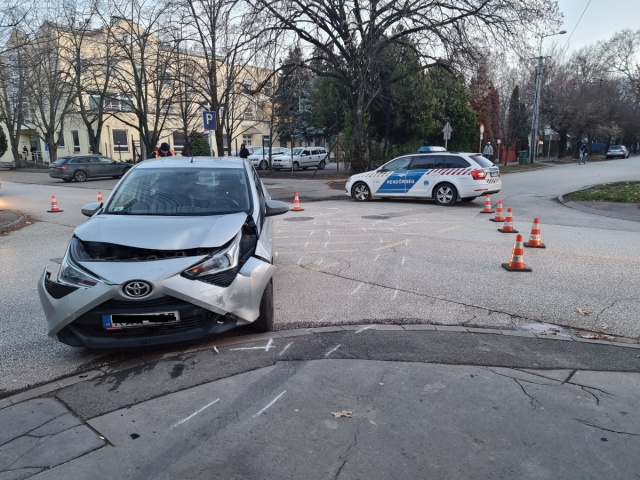 Baleset a Közép fasor utcában