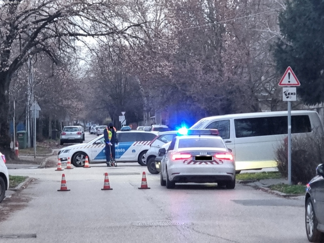 Baleset a Közép fasor utcában