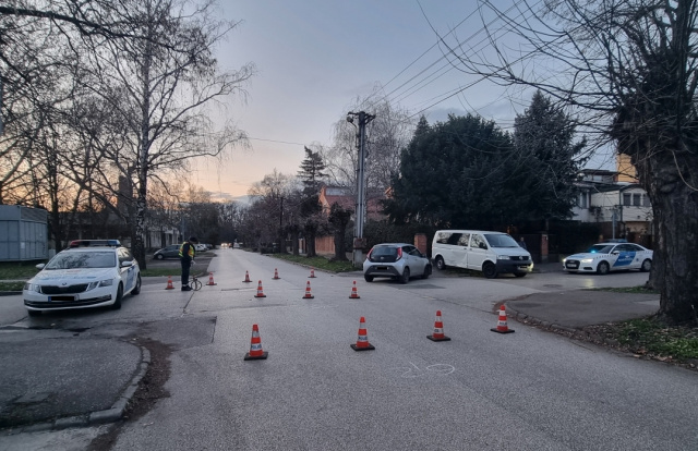 Baleset a Közép fasor utcában