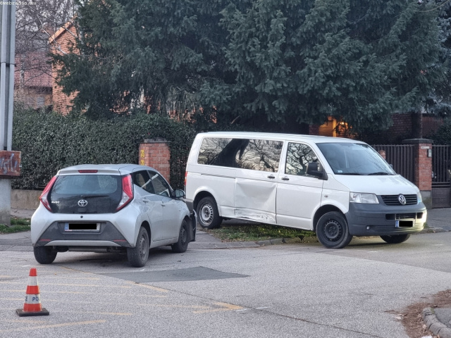 Baleset a Közép fasor utcában