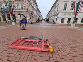 Viharos szél Szegeden
