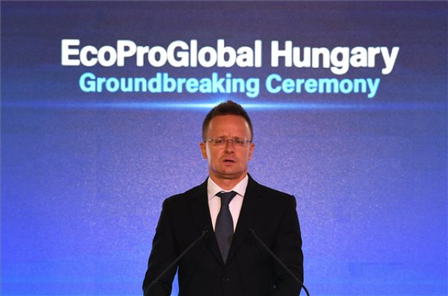 Letették az alapkövét az EcoPro 280 milliárd forintos beruházásának Debrecenben
