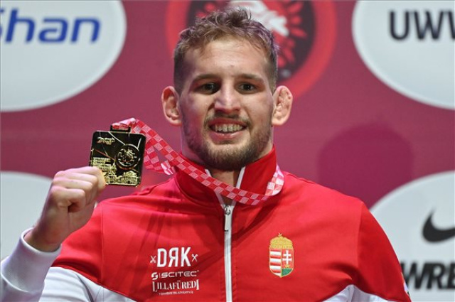 Birkózó Eb - Takács István aranyérmes
