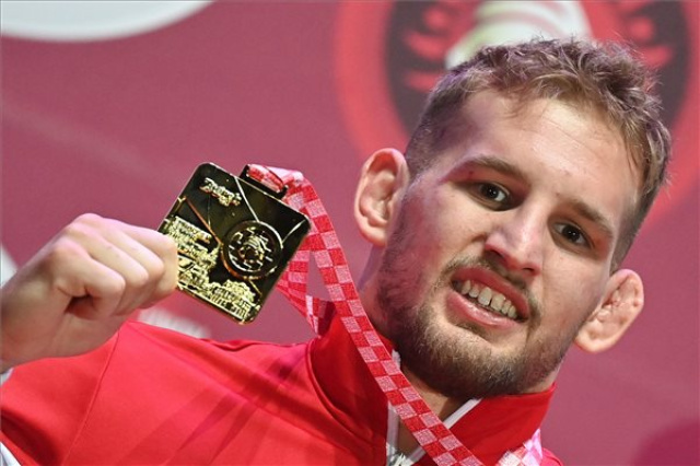 Birkózó Eb - Takács István aranyérmes