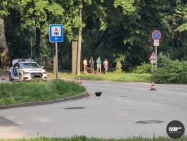 Motoros baleset Népkert sor