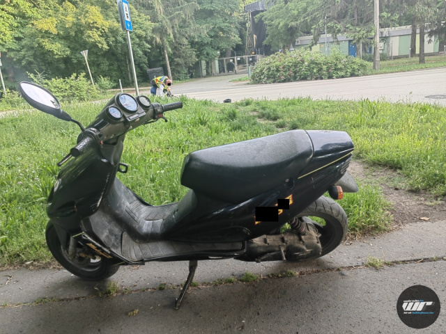 Motoros baleset Népkert sor