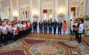 A Speciális Olimpiai Játékokra utazó csapatot fogadta a köztársasági elnök
