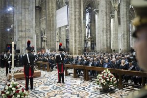 Orbán Viktor Silvio Berlusconi búcsúztatásán