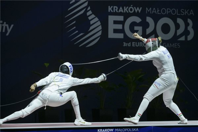 Európa Játékok - Vívás - Magyar csapatezüst női párbajtőrben