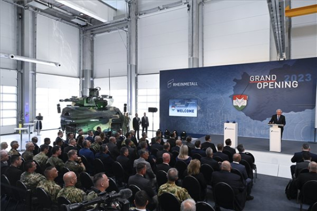 Felavatták a Rheinmetall Hungary gyárat Zalaegerszegen
