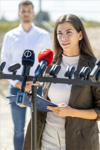 Illegális bevándorlás - Sajtótájékoztató a röszkei határszakaszon