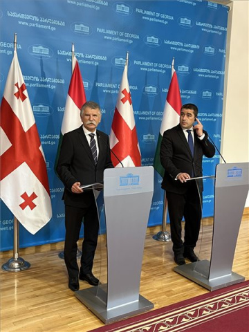 Kövér László Tbilisziben
