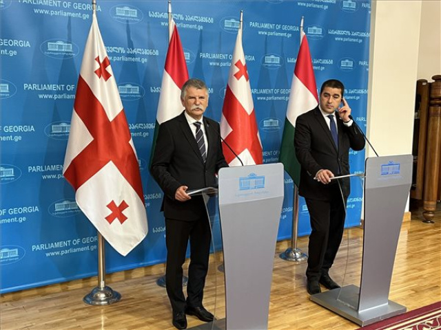 Kövér László Tbilisziben