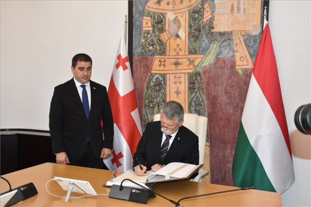 Kövér László Tbilisziben