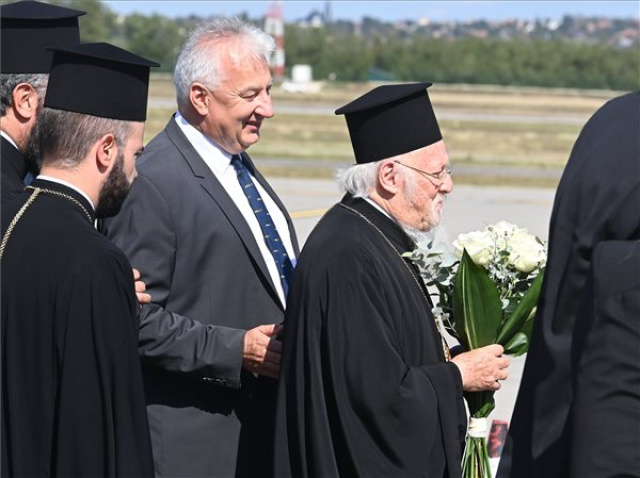 Magyarországra érkezett I. Bartholomaiosz pátriárka
