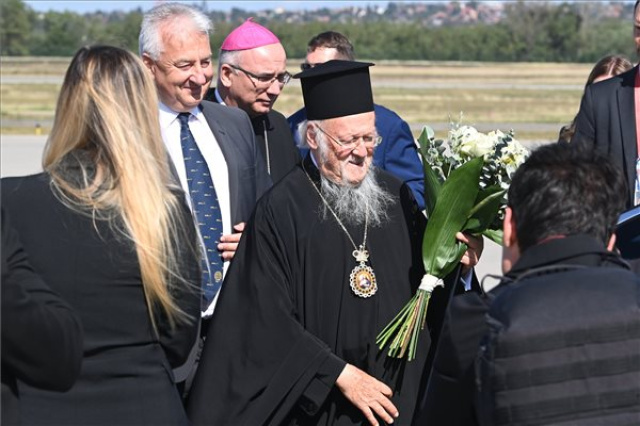 Magyarországra érkezett I. Bartholomaiosz pátriárka