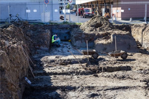 Megtalálták az egykori egerszegi vár északnyugati bástyájának maradványait