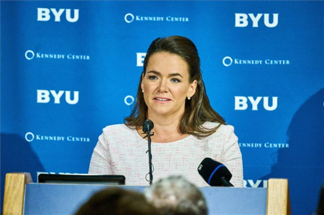Novák Katalin Utahban