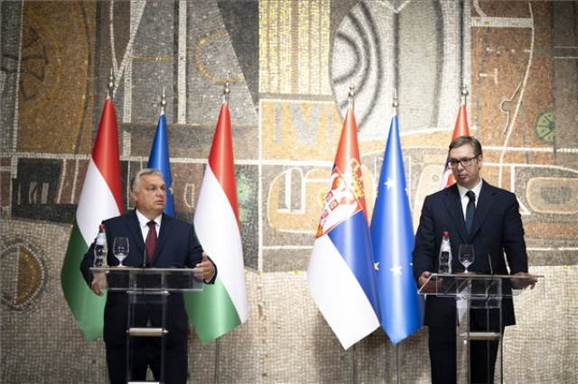 Orbán Viktor Szerbiában 