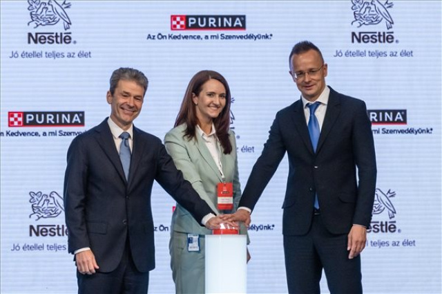 Átadták a Nestlé 90 milliárd forintos kapacitásbővítő beruházását Bükön 