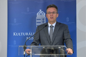 Hankó Balázs sajtótájékoztatója