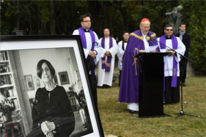 Dávid Katalin művészettörténész temetése