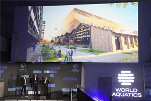 A World Aquatics jövőbeli budapesti székházában díjazták az év legjobb úszóit