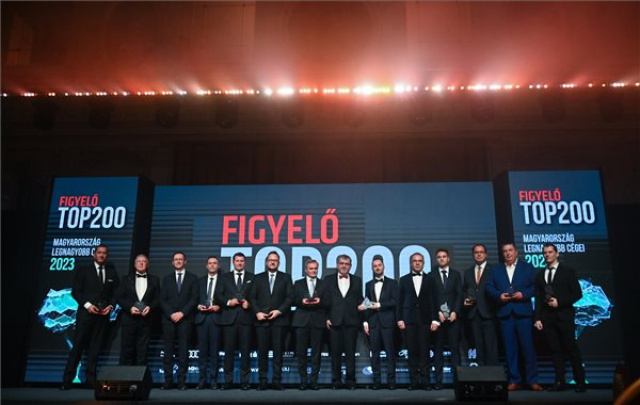 A Figyelő Top 200 gálaestje Budapesten