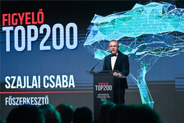 A Figyelő Top 200 gálaestje Budapesten