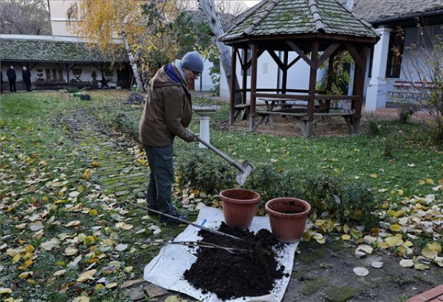 Megújul a szentesi Péter Pál polgárház kertje