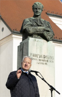Giesswein Sándor és Közi Horváth József keresztényszocialista politikusokra emlékeztek Mosonmagyaróváron