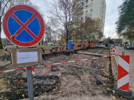 Parkoló felújítás a Vértói úton