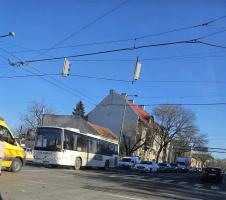 Baleset a Római körúton
