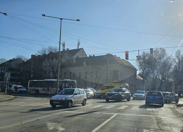 Baleset a Római körúton