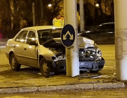Baleset a Bertalan híd lábánál
