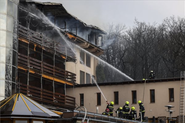 Tűz ütött ki a visegrádi Hotel Silvanusban