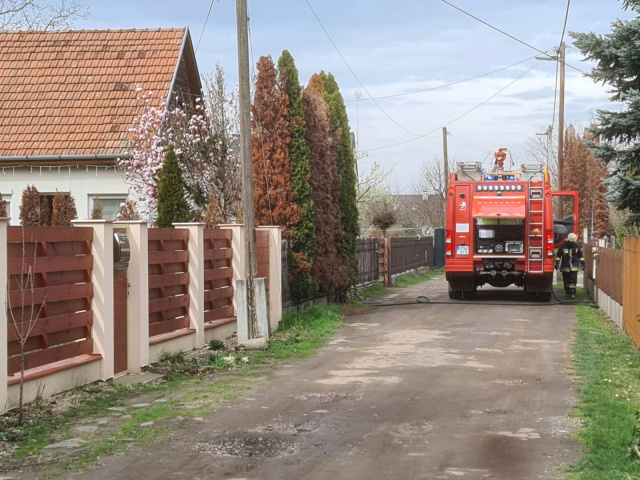 Tűz a Gallé László utcában