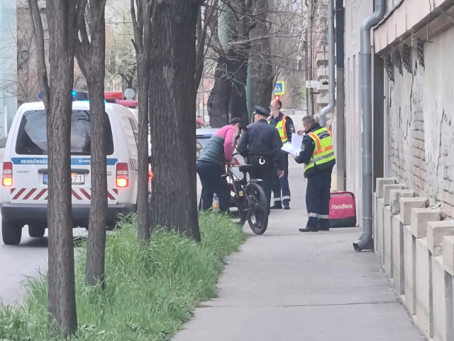 Baleset a Bakay Nándor utcán