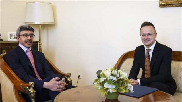 Szijjártó Péter fogadta az Egyesült Arab Emírségek külügyminiszterét 