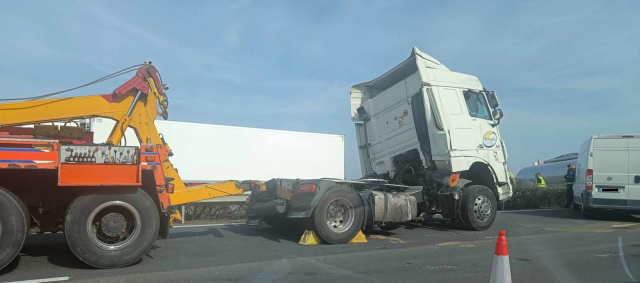 Baleset M5 Kiskunfélegyházánál