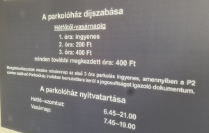 Árkád Szeged parkolás