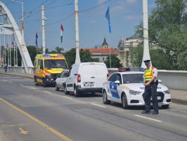 Baleset a Belvárosi hídon