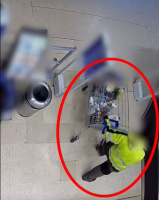 Bevásárló kocsival lopott
