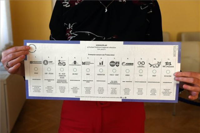 Voks 24 - Jóváhagyta az EP-választás szavazólapjainak mintáját az NVB