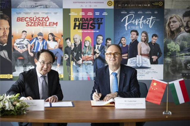 Széles körű filmszakmai együttműködést írt alá Magyarország és Kína